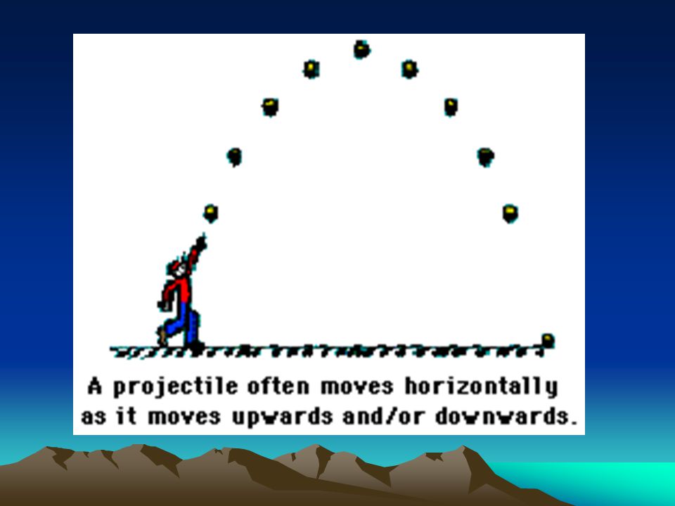MISCONCEPTION: Some people think that a projectile must have a force acting upward upon it in order for it to climb.