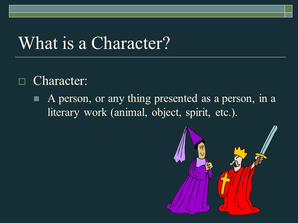 What is a Character.