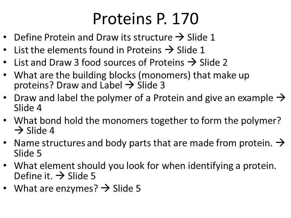 Proteins P.
