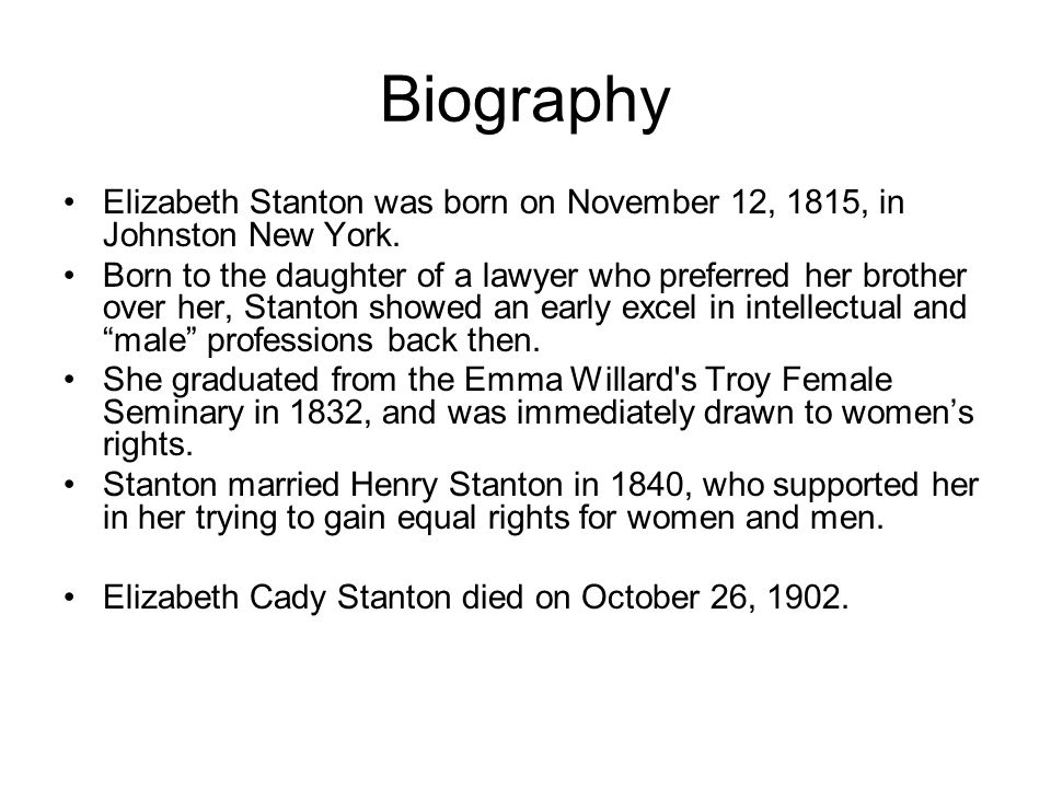 Image result for women's rights pioneer elizabeth cady stanton is born