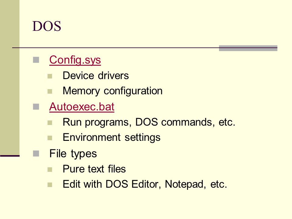 Sys devices