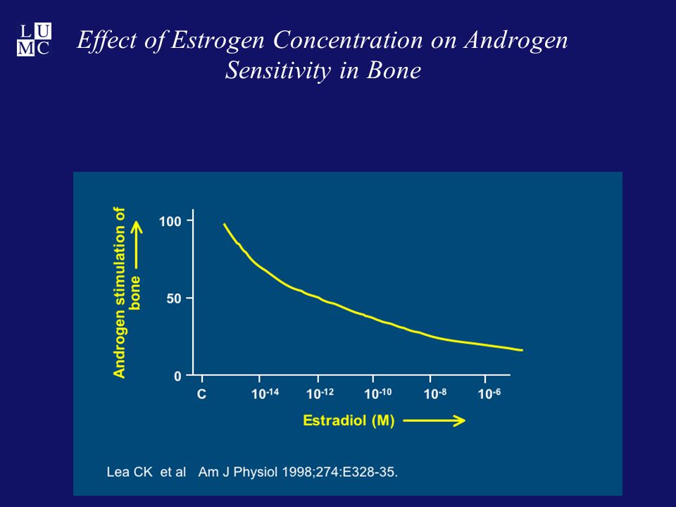 Effect of Estrogen Concentration on Androgen Sensitivity in Bone