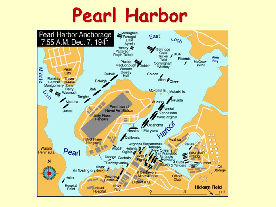 Donde esta pearl harbor mapa