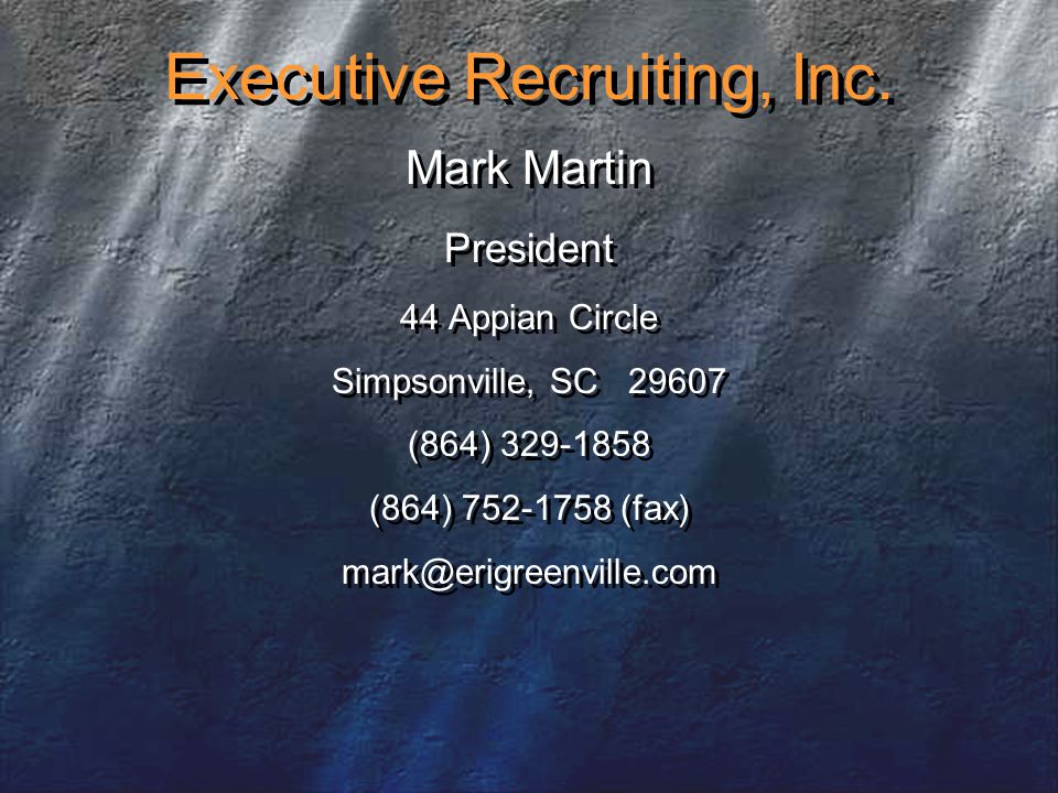 Executive Recruiting, Inc.