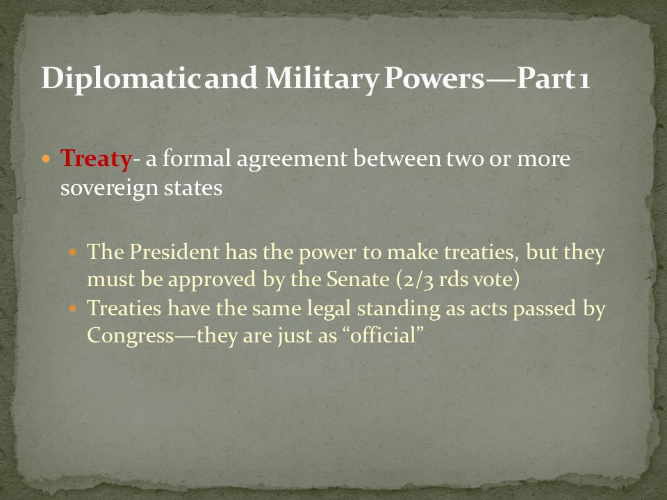 So much to do…and so little time…. The President&rsquo;s powers can be 
