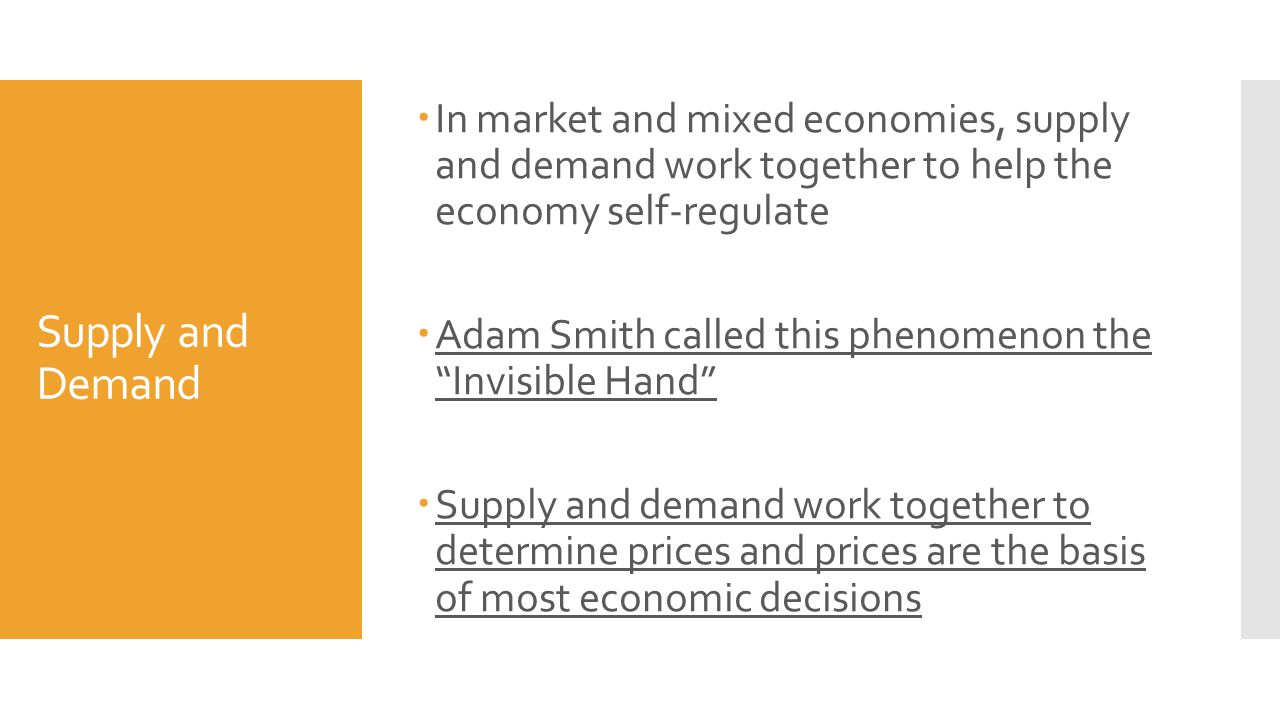 Demand is the basis of the economy 49 Demand is the basis of the economy 57
