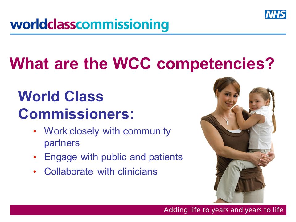 What are the WCC competencies.