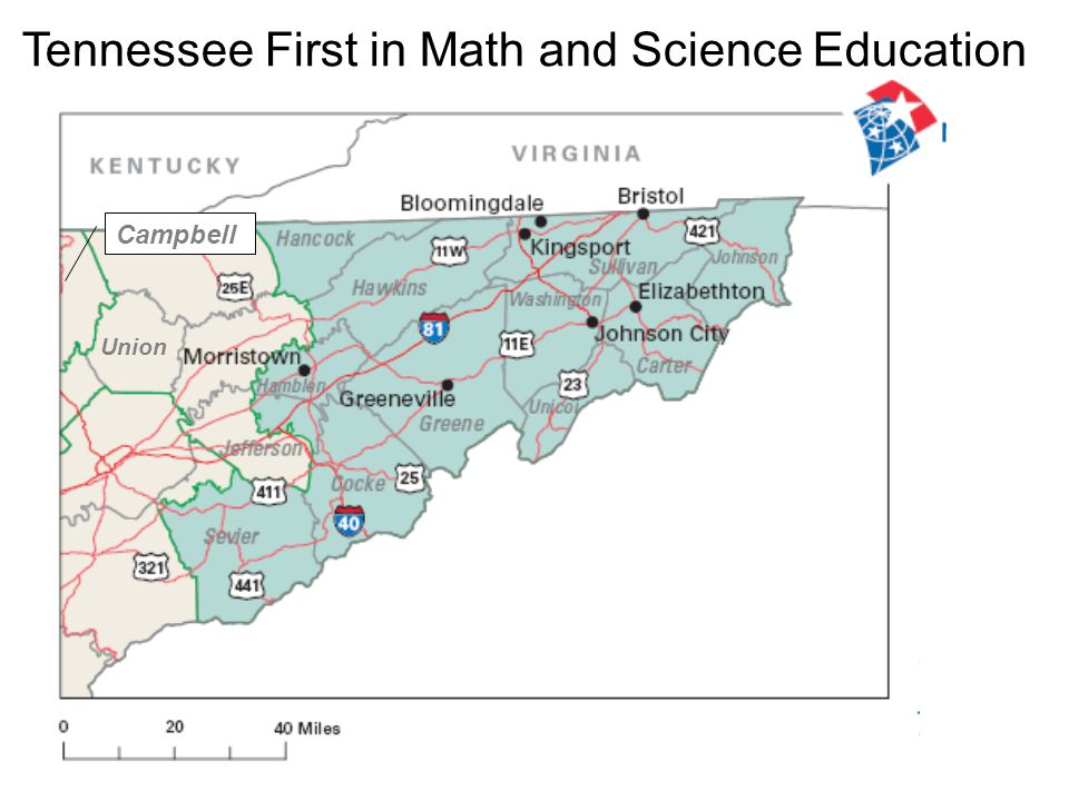 Tennessee First in Math and Science Education Union Campbell