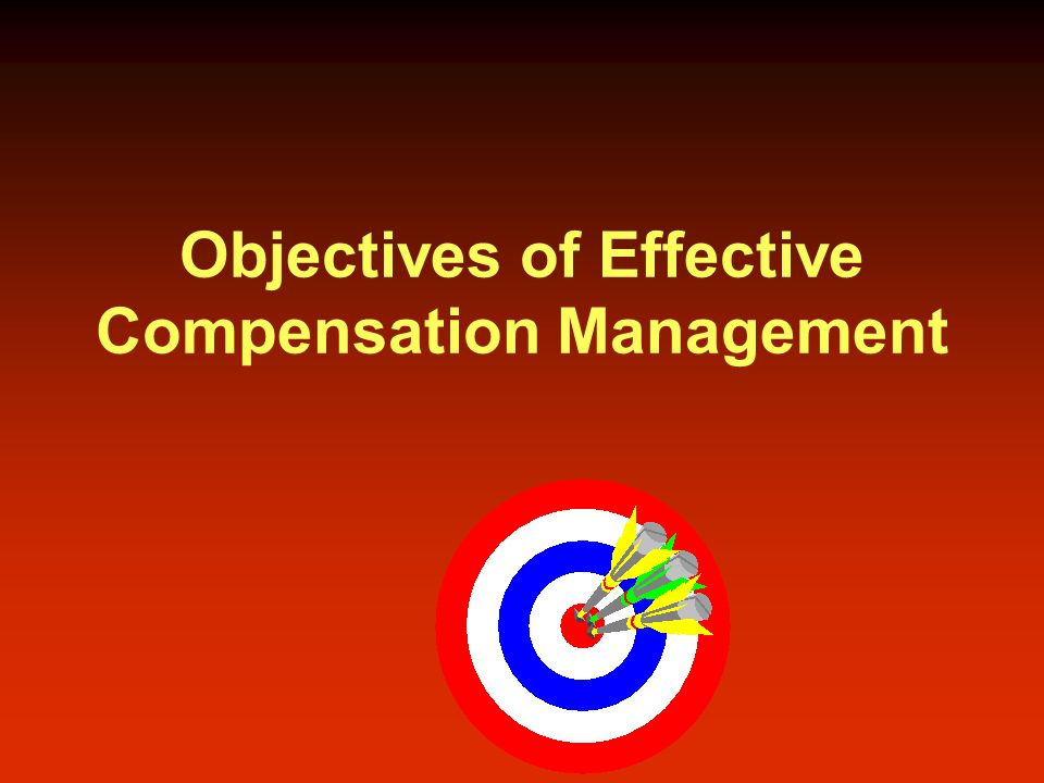 Objectives of Effective Compensation Management