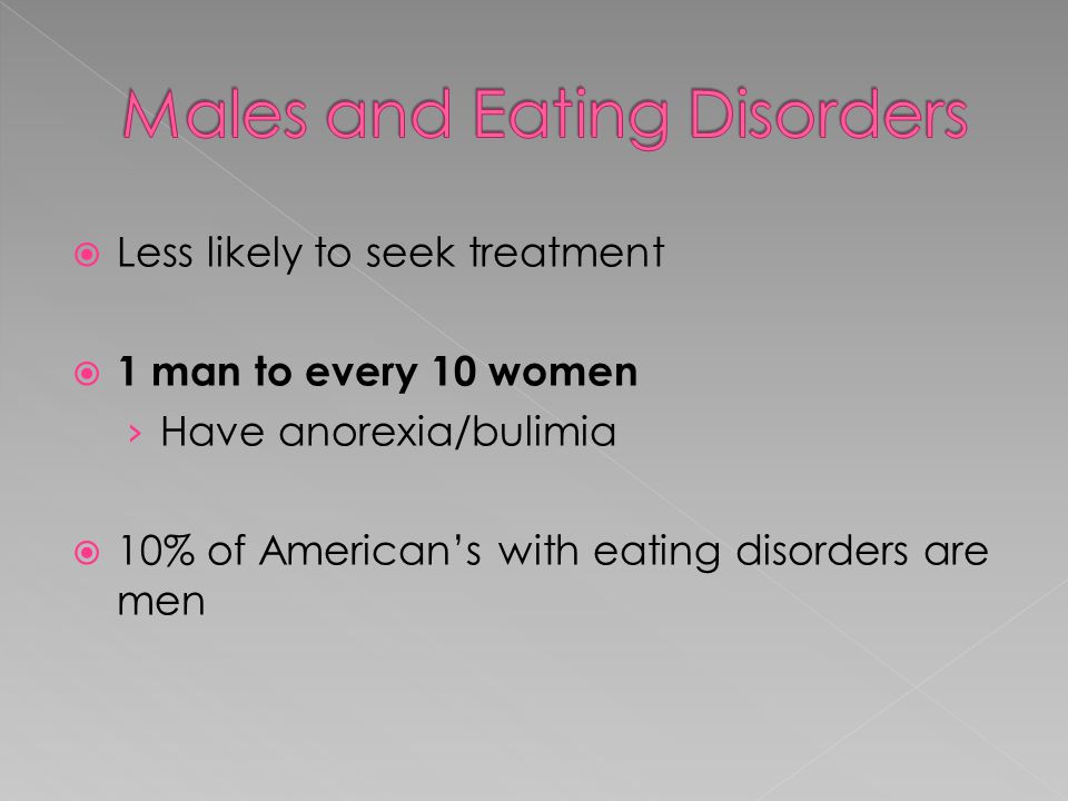  3%–10% females between 5-29 years old  1% female adolescents have anorexia nervosa  4% college females have bulimia  1% women have binge-eating disorder