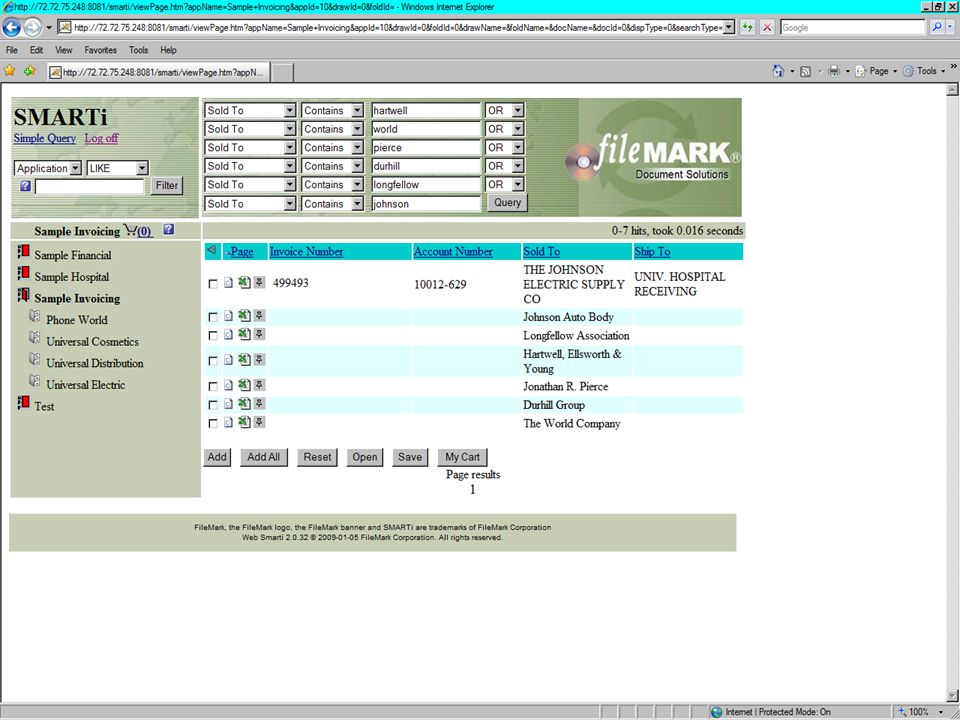 Document Solutions Document Solutions Confidential Property of FileMark Corporation