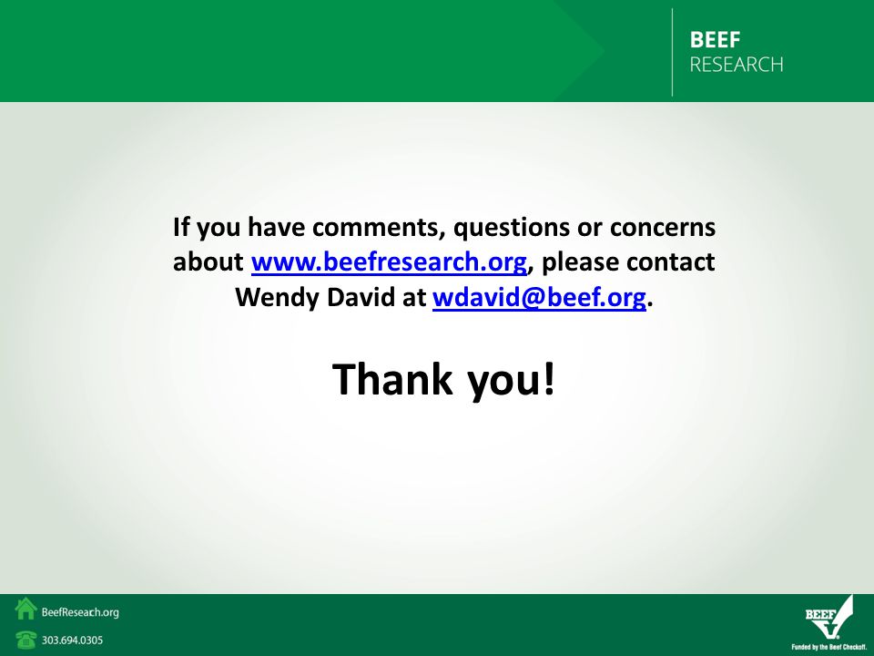 If you have comments, questions or concerns about   please contact Wendy David at Thank you!