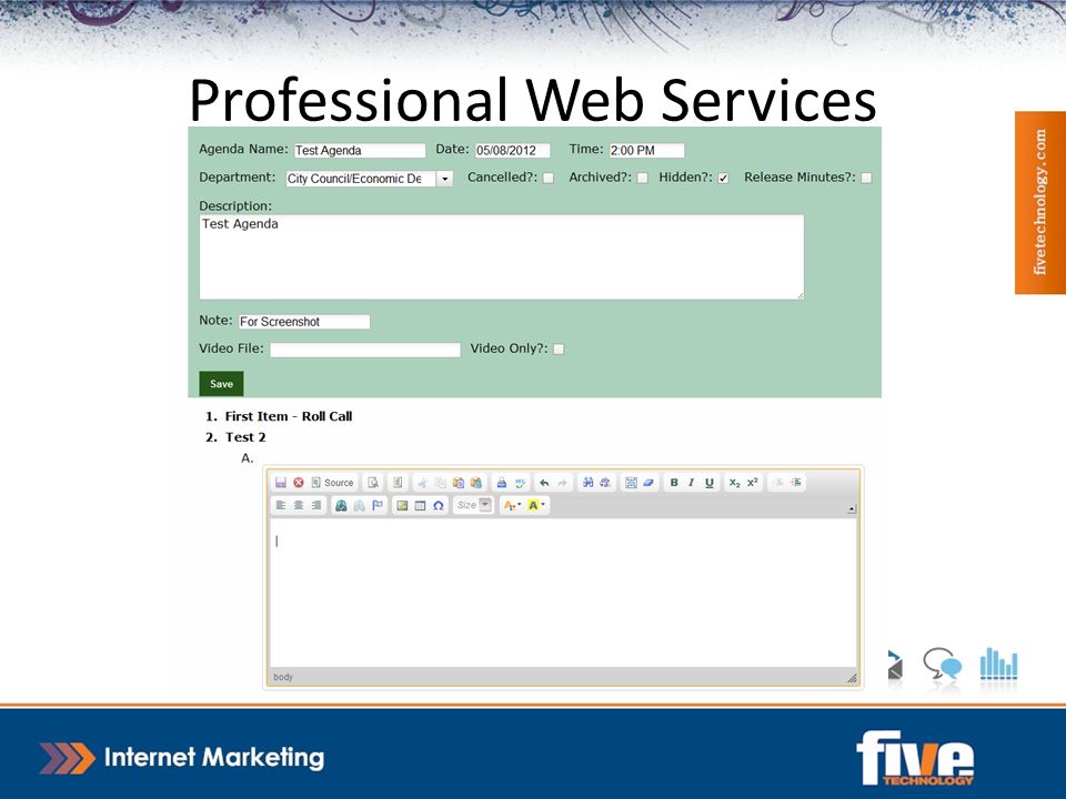 Professional Web Services