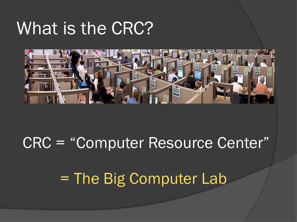 Ric Getter Crc Coordinator About The Sylvania Crc What It Is What It Has How To Use It Ppt Download