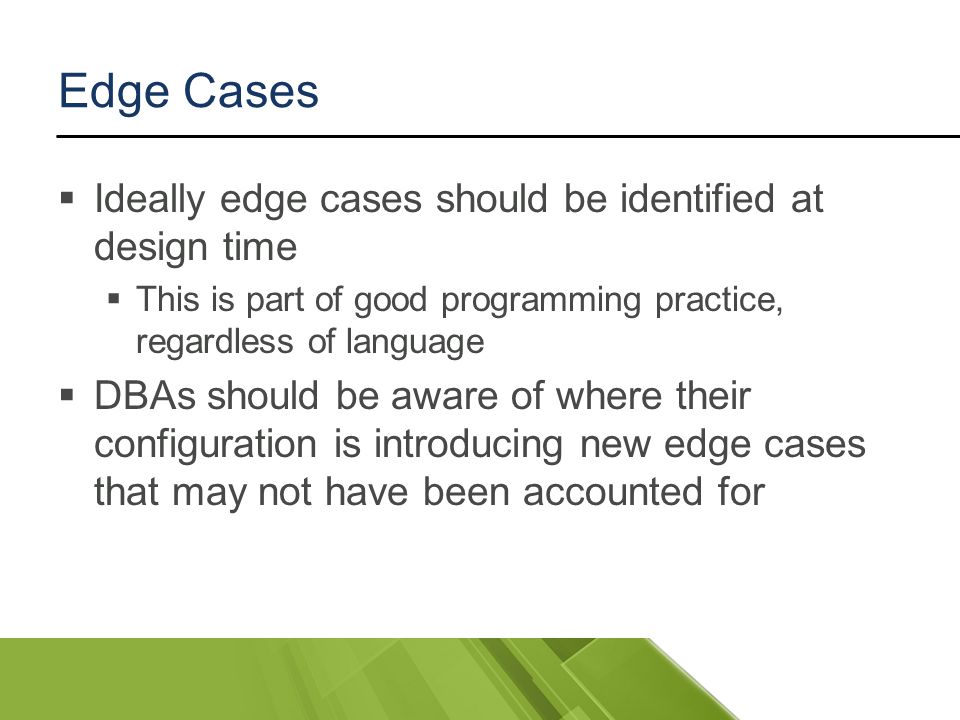 Edge Case Testing for the Database Professional Vicky Harp. - ppt download