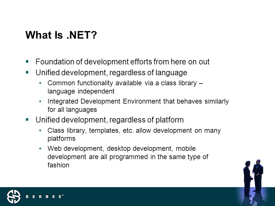 What Is.NET.