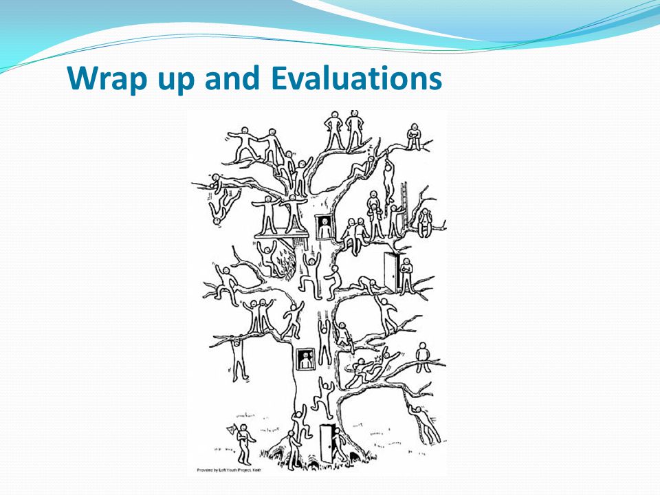 Wrap up and Evaluations