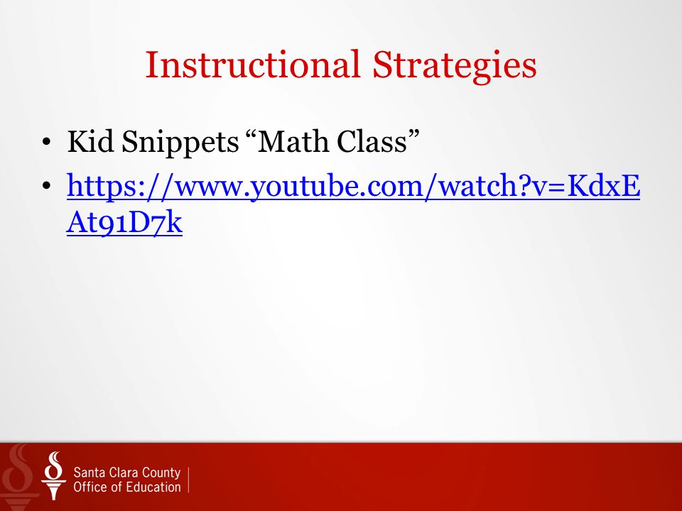 Instructional Strategies Kid Snippets Math Class   v=KdxE At91D7k   v=KdxE At91D7k