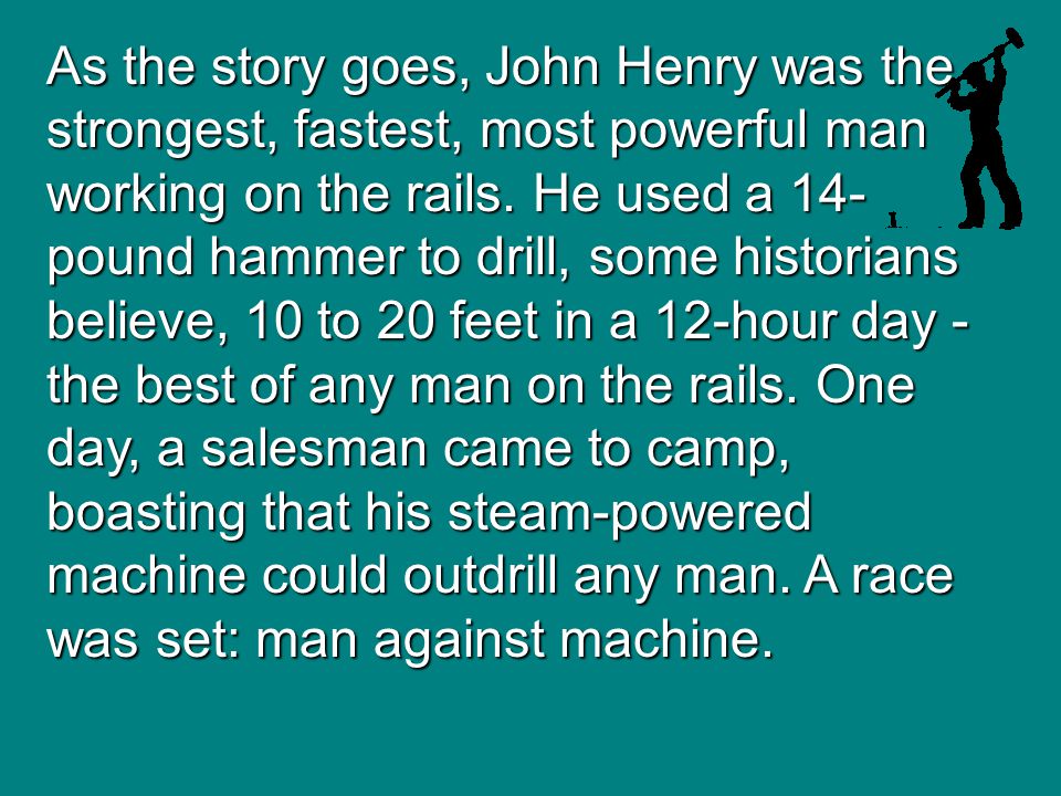 john henry man vs machine