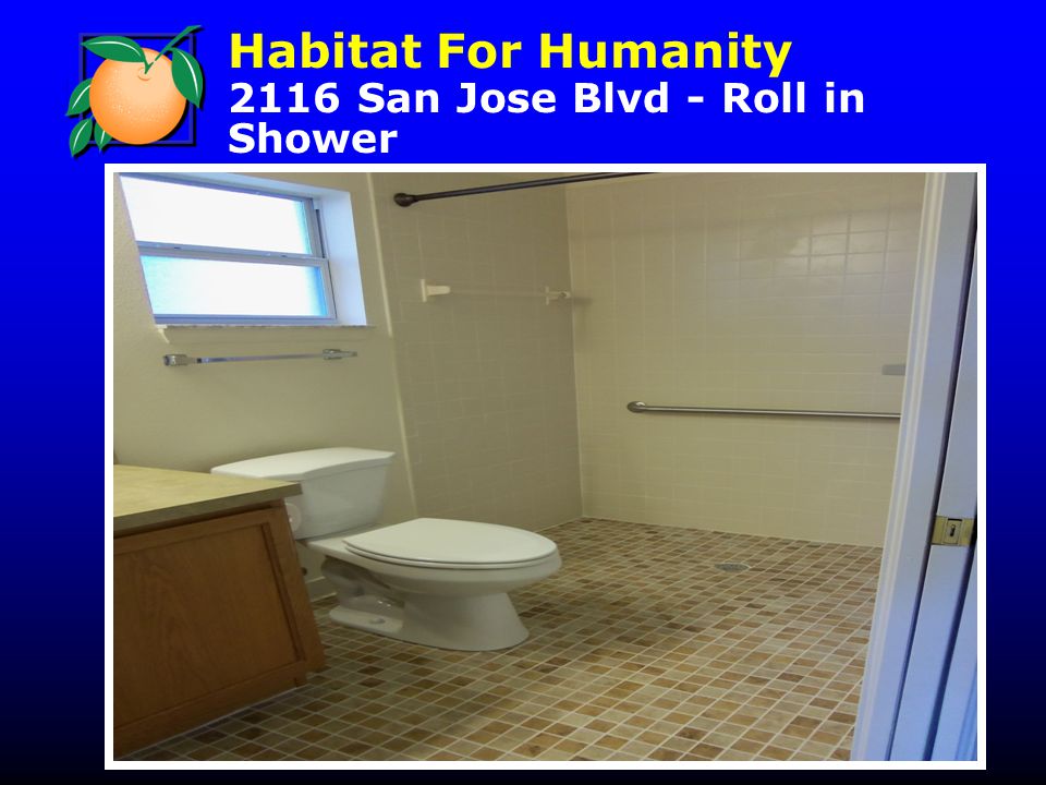 Habitat For Humanity 2116 San Jose Blvd - Roll in Shower