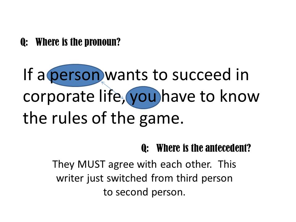 If a person wants to succeed in corporate life, you have to know the rules of the game.