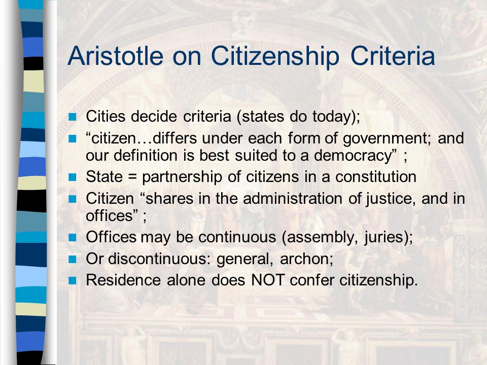 Aristotle Government Chart