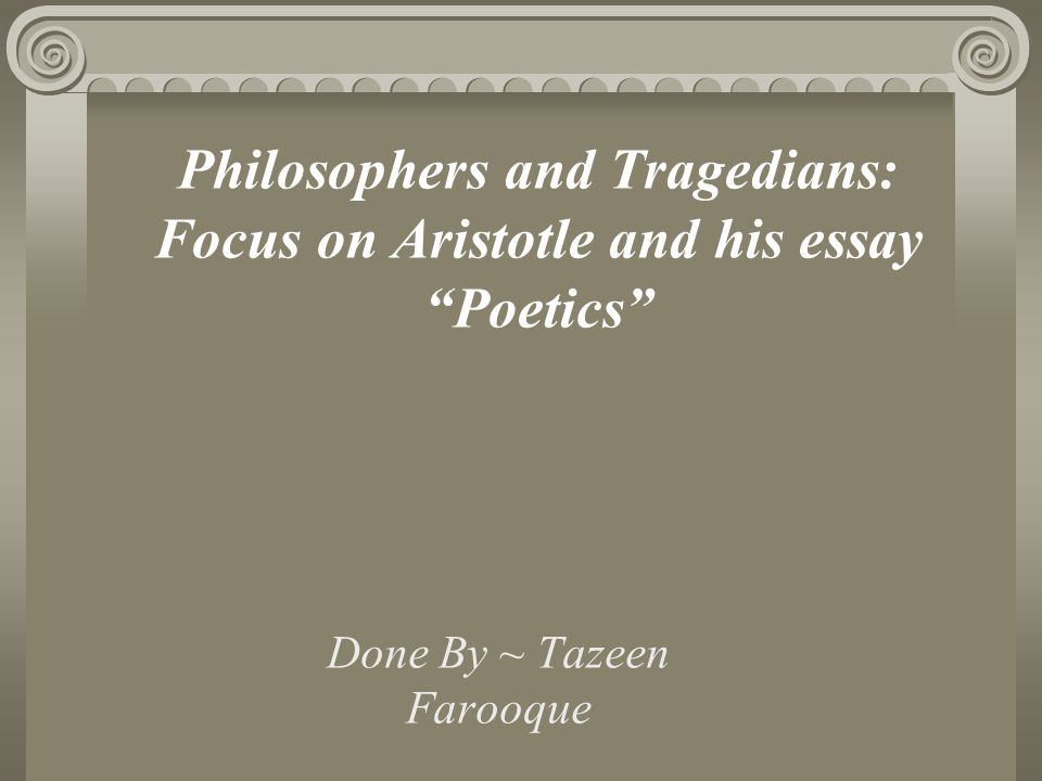 Process Essay Example Paper Done Essays On Science And Technology also Example Thesis Statement Essay Done By Tazeen Farooque Philosophers And Tragedians Focus On How To Write An Essay For High School Students