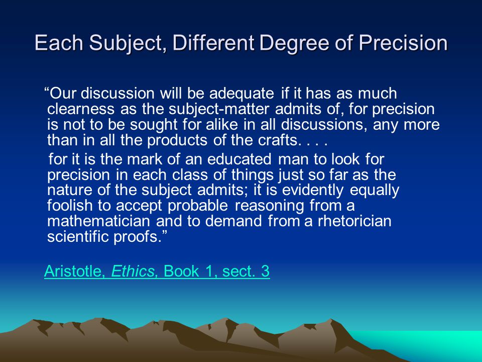 Before Darwin. Aristotle: Opening of Metaphysics 