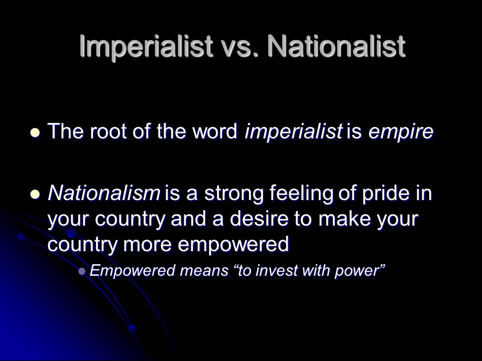 Imperialist vs.