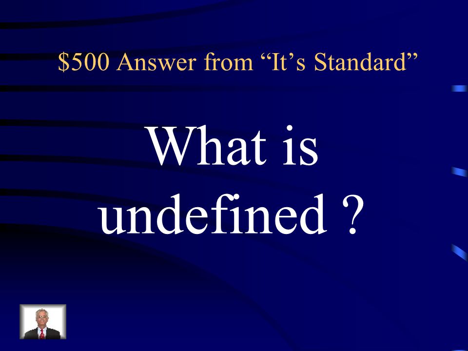 $500 Question from It’s Standard The slope of the line x = 5