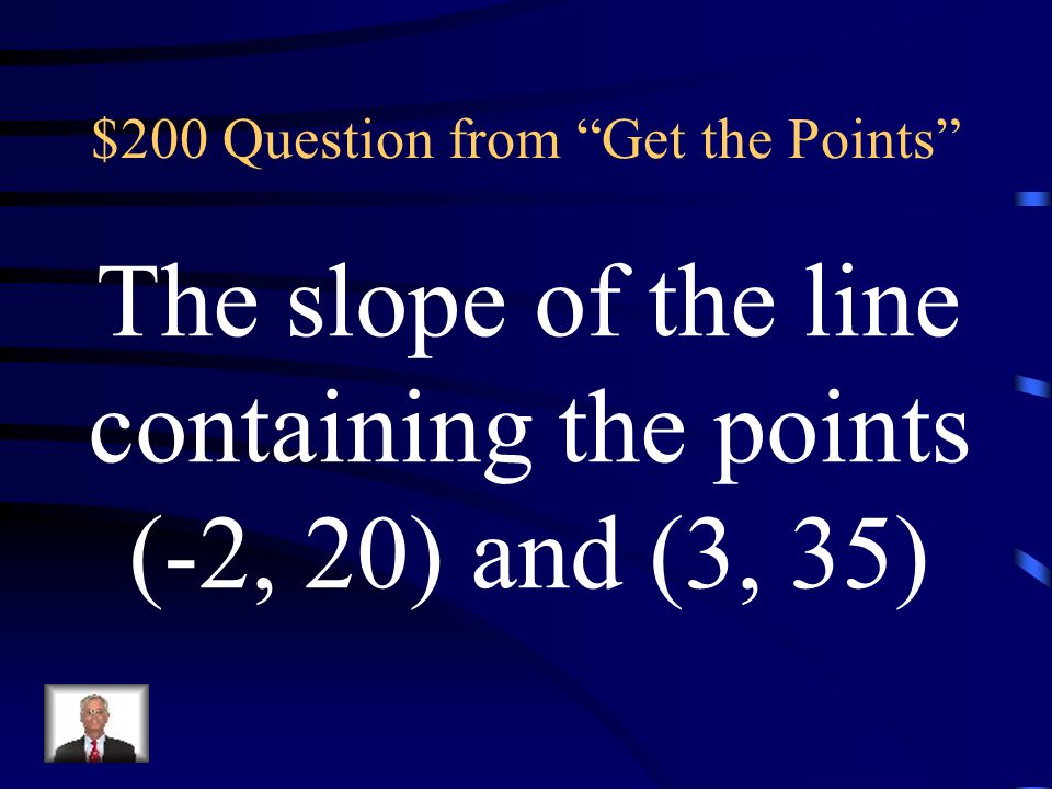 $100 Answer from Get the Points What is 5