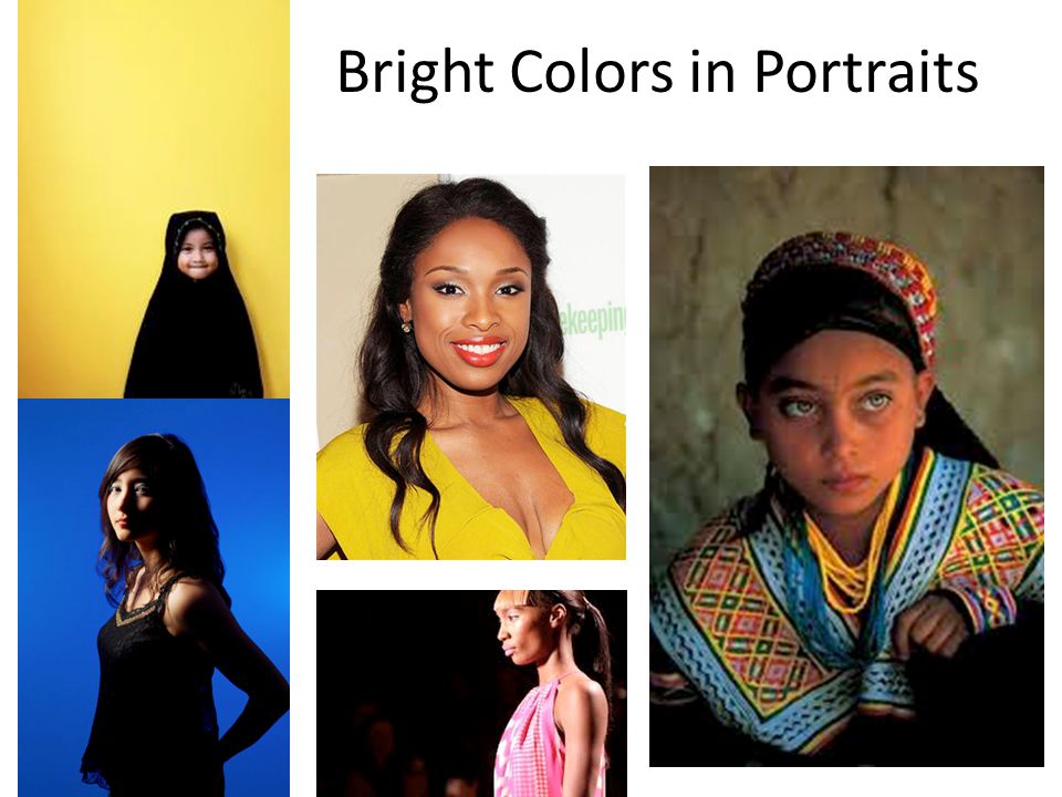 Bright Colors in Portraits