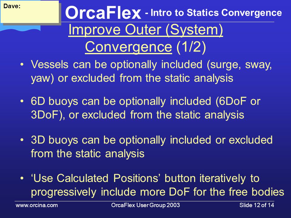static analysis using orcaflex static analysis using orcaflex