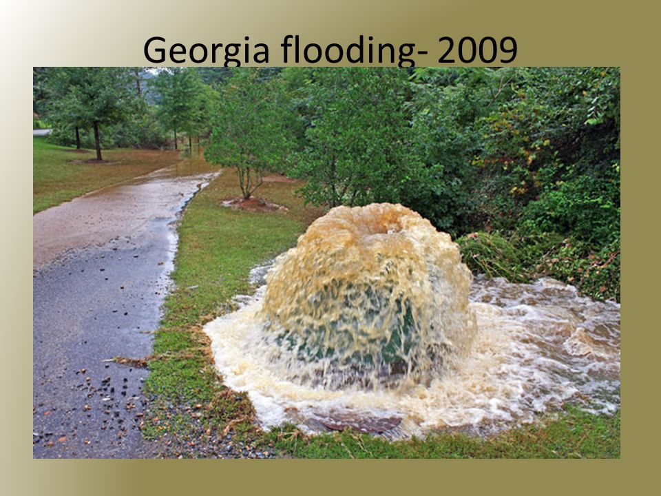 Georgia flooding- 2009