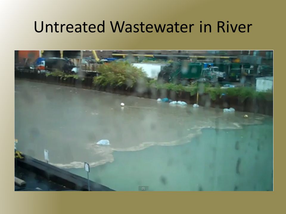 Untreated Wastewater in River