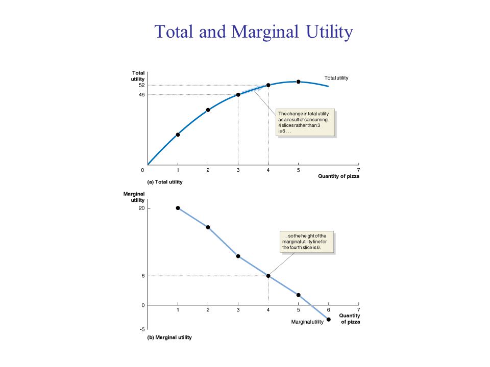 Total and Marginal Utility