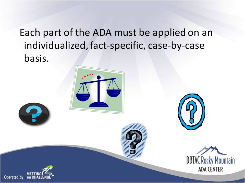 Developing Student Leaders in the ADA: ADA Requirements for Post ...