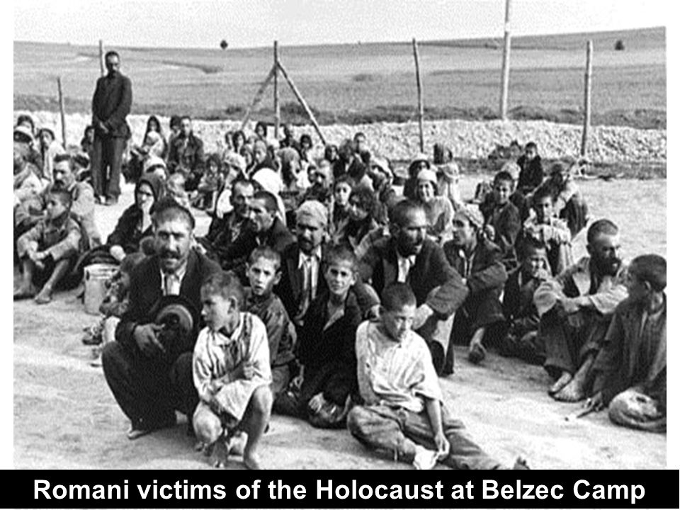 Romani victims of the Holocaust at Belzec Camp