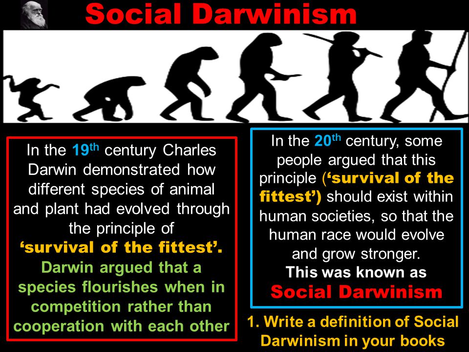Social Darwinism 1.