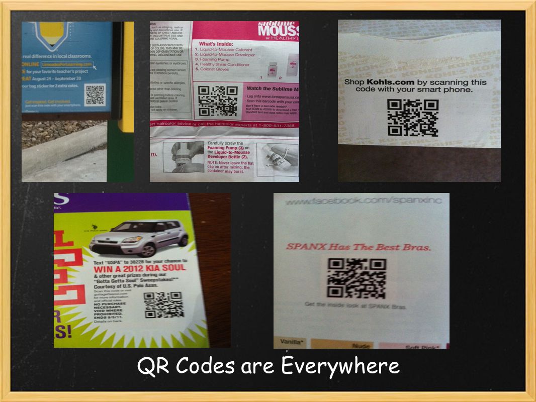 QR Codes are Everywhere