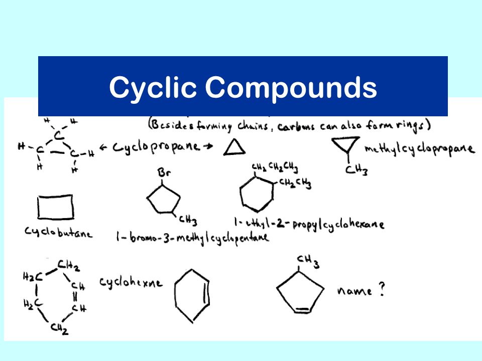 Organic Functional Groups 1. Cyclic Compounds ppt download
