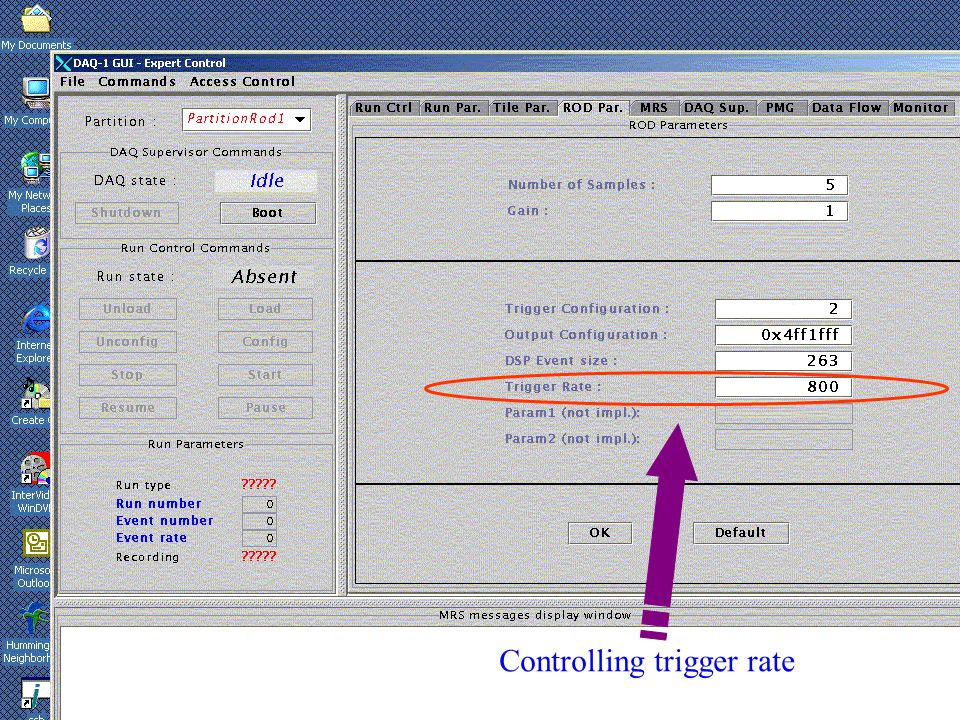 Controlling trigger rate