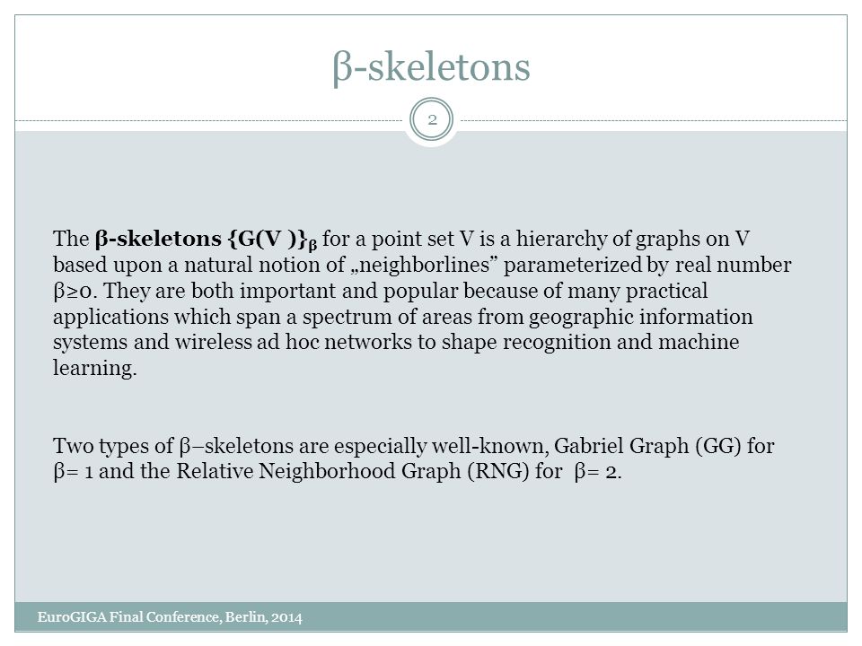 Generalized B Skeletons Gabriela Majewska Institute Of Informatics University Of Warsaw Poland Miroslaw Kowaluk Institute Of Informatics University Of Ppt Download