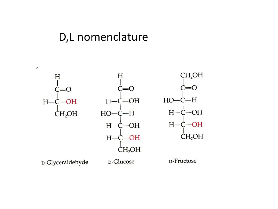 D,L nomenclature
