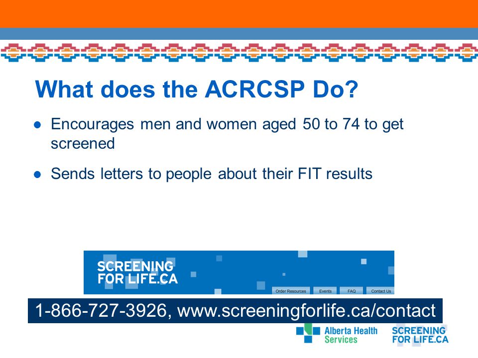 What does the ACRCSP Do.