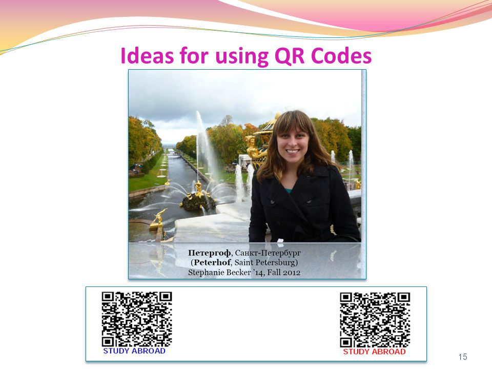 Ideas for using QR Codes 15