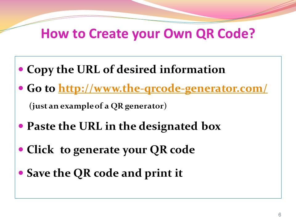 How to Create your Own QR Code.