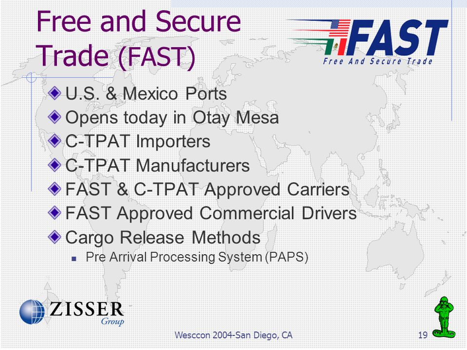 Wesccon 2004-San Diego, CA19 Free and Secure Trade (FAST) U.S.