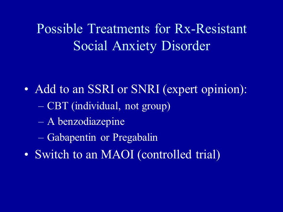 gabapentin social anxiety