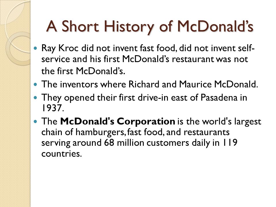 Mcdonalds Management Adolfo Medina Ppt Download